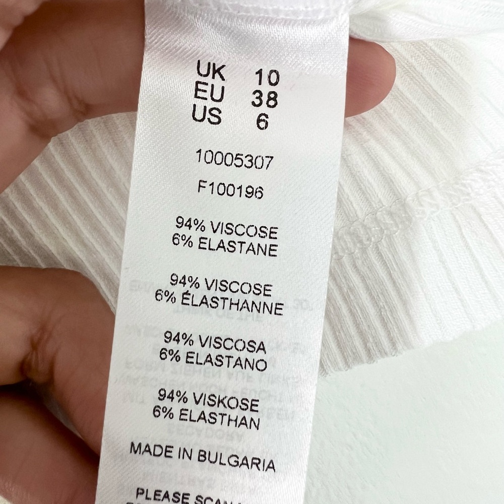 ASOS Petite Ribbed Crop Top - Picture 7 of 7